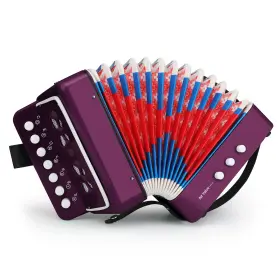 Muins 788601843270 Kids Accordion 10 Keys Control Mini Toy Gifts Easy To Play For