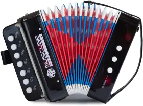Musicube 795853710335 Kids Accordion Instrument Toys 10 Keys Button Small For Boys