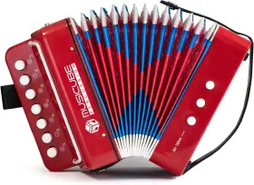 Musicube At9028 Kids Accordion Instrument Toys 10 Keys Button Small For Boys And Girls E