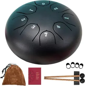 Oxt 194467268391 Rain Drum Upgraded For Outside Garden 8 Notes Black