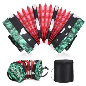 Riva003050250411 Rivvta Concertinas 20 Key Professional Accordion Musical Instruments Accessories W