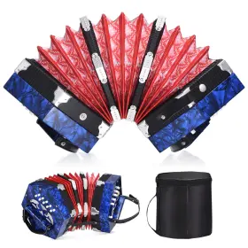 Riva003051250411 Rivvta Concertinas 20 Key Professional Accordion Musical Instruments Accessories W