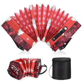 Riva003052250411 Rivvta Concertinas 20 Key Professional Accordion Musical Instruments Accessories W