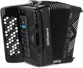 Fr-1xb-bk Roland Fr-1xb Button-type V-accordion - Black