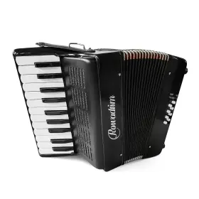 Rowadtim 763559510139 22 Key 8 Bass Accordion With Adjustable Strap And Backpack Durable Keyboard