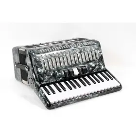 3472 Sofiamari 197881178581 Sm 34 Piano 72 Bass Button Accordion Pearl Gray Ob