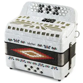 Smtt-3412 Sofiamari 197881179380 Two Tone Accordion White Pearl Sol/fa Rf