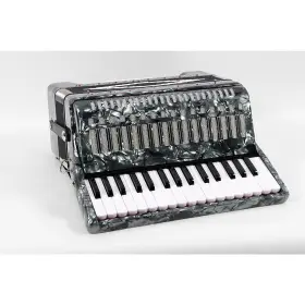 Sm-3232 Sofiamari 197881179472 32 Piano Bass Accordion Gray Pearl Ob