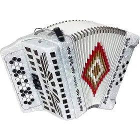 Nsm-3412 Sofiamari 197881179977 34-button 12-bass Accordion Gcf White Pearl Rf