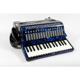 Sm-3232 Sofiamari 197881180027 32 Piano Bass Accordion Dark Blue Pearl Ob