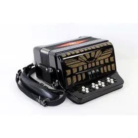 Nsm-3412 Sofiamari 197881193010 34-button 12-bass Accordion Gcf Black Pearl Ob