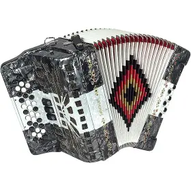 1978812367 Sofiamari 197881213367 Nsm-3412 34-button 12 Bass Accordion Fbe Gray/white/gray Rf