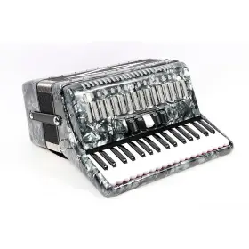 3472 Sofiamari 197881320737 Sm 34 Piano 72 Bass Button Accordion Pearl Gray Ob