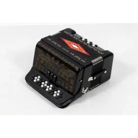 Nsm-3412 Sofiamari 197881325121 34-button 12-bass Accordion Gcf Black Pearl Ob