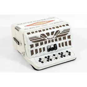 Nsm-3412 Sofiamari 197881336479 34-button 12-bass Accordion Gcf White Pearl Ob