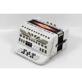 Smtt-3412 Sofiamari 197881345709 Two Tone Accordion White Pearl Sol/fa Ob