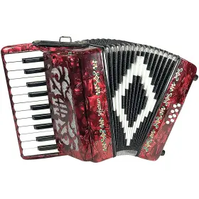 Sofiamari 197881355371 Mini Traveler Accordion - Red Pearl Rf