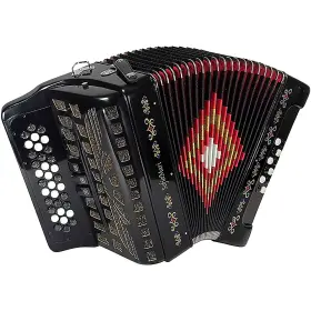 Nsm-3412 Sofiamari 197881355388 34-button 12-bass Accordion Gcf Black Pearl Rf
