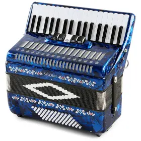 Sofiamari 197881469672 Sm 3472 34 Piano 72 Bass Button Accordion Dark Blue Pearl 197869672 Rf