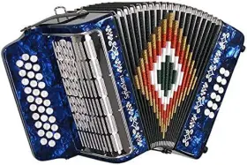 Sm-3112-fbe-bl Sofiamari Sm3112 Blue Fbe 31 Button Accordion