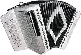 Sm-3112-gcf-wh Sofiamari Sm3112 White Gcf 31 Button Accordion