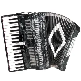 Sm-3472-gy Sofiamari 34 Key 72 Bass 5 Switches Piano Accordion Grey