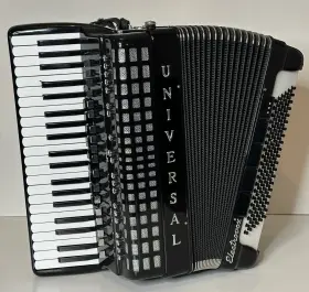 Un128 Universal Electrovox Fullsize Piano Accordion Lmm 41 Key / 120 Bass With Case