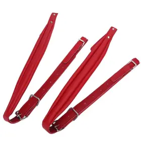 Vbestlife 736691374648 Accordion Strap Adjustable Pu Leather Shoulder Straps Set Comforta