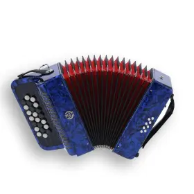 Vgeby417iogcguz-12 Vgeby Accordian 22 Key 8 Bass Professional Button Reed Instrument For Begin