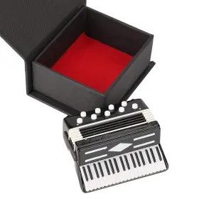 Vizni Viznipdyxgm3fhv Mini Accordion Miniature Model With Case Musical Instruments