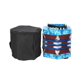 Voluxegfhpc94ing6438-12 Voluxe Concertina Accordion Solid Wood Professional Wit