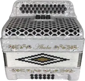 34-fbe World 34-key Accordion 3412 Fbe White