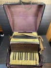 Vintage Hohner Accordion 85280 With Case White Orange - Is Read. Price: $199.95.