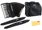 Hohner Bravo Iii 72 Chromatic Piano Key Accordion - Black W/ Gig Bag New. Price: $2639.00.
