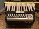 Vintage Scandalli Accordion Made Italy Full Size (41/120) With Registers Used. Price: $500.00.