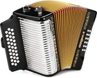 Hohner Corona Ii Diatonic Accordion, Jet Black - Key Of G/c/f New. Price: $1869.99.
