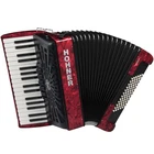 Hohner Bravo Iii 72 Chromatic Piano Accordion - Red New. Price: $2639.00.