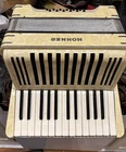 Vtg Hohner 12 Bass Super Accordion / Accordian W Case & Straps Made In Germany Used. Price: $110.00.
