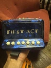 Vintage First Act Discovery Children Blue Accordion Good Condition Great Sound Used. Price: $35.00.