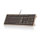RK104 Retro Mechanical Keyboard, Wired Full-size Keys With Typewriter Rou... New. Price: $102.87.