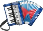 17 Key Piano Accordion, 8 Bass Kids Celluloid Body, Metal Cover New. Price: $93.99.