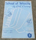 School Of Velocity By Carl Czerny Bass Clef Accordion Music Sheet Book Good. Price: $9.88.