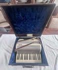 Vintage Castelli Italian Piano Accordion - 48 Bass Case & Straps Used. Price: $399.00.