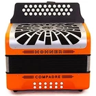 Hohner Compadre Gcf 3-ROW Diatonic Accordion With Gig Bag Orange New. Price: $1319.99.