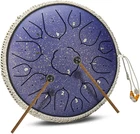 14" Steel Tongue Drum, 15 Notes, Major, With Mallets & Bag New. Price: $133.57.