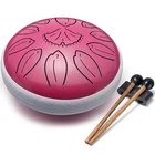 Lronbird Steel Tongue Drum Percussion, 6 Inch 11 Notes, Pink New. Price: $40.61.