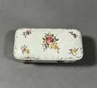 Antique Small Dresser Trinket Box Schutz Marke Germany Floral Bouquets. Price: $34.95.