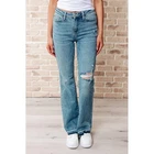 Judy Blue Miley Distressed Mid Rise Released Hem Bootcut Jeans 11/30 Nwt New. Price: $46.55.
