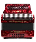 Hohner Corona Ii Xtreme Gcf Button Accordion - Red New. Price: $2659.00.