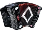 Hohner Hohnica Aces Ii 34-BUTTON Accordion With Registers Gcf New. Price: $2394.55.